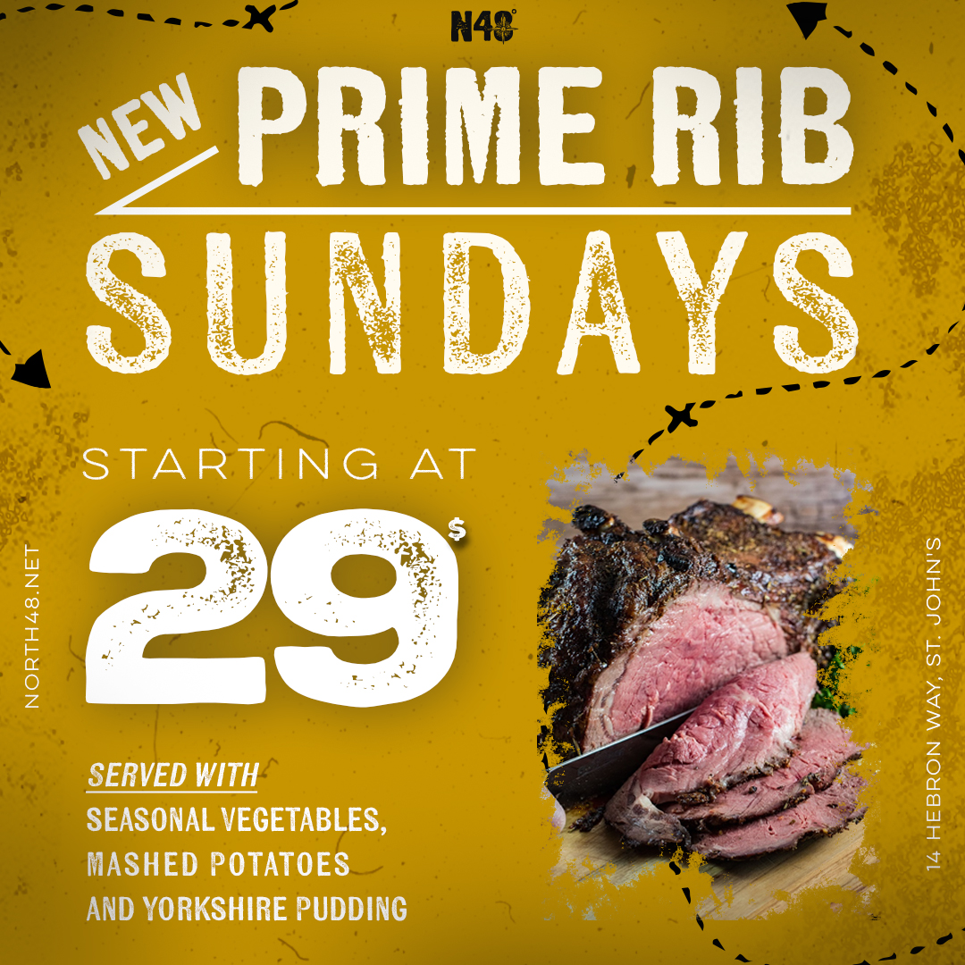 North 48 Prime Rib Sundays